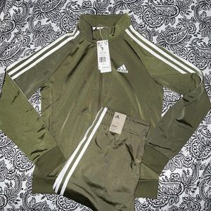 Adidas Olive Green Tracksuit